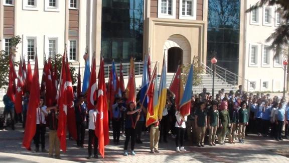  29 Ekim Cumhuriyet Bayramı Çelenk Sunma Töreni Yapıldı