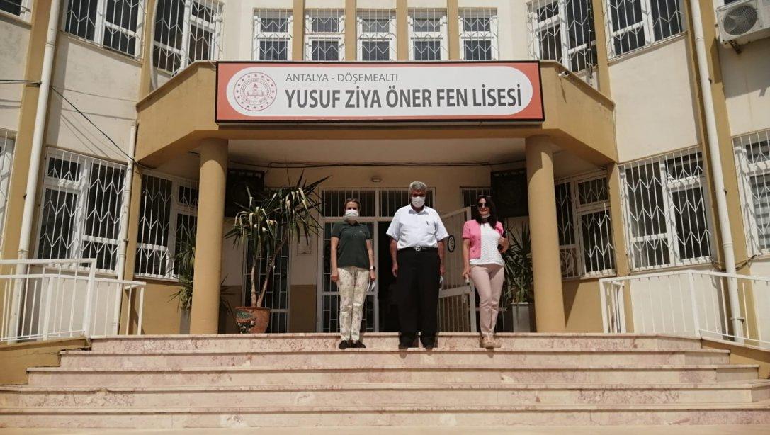İlçe Milli Eğitim Müdürümüz Süleyman GÖKÇEN,Yusuf Ziya Öner Fen Lisesini Ziyaret Ederek 2021-2022 Eğitim Öğretim Yılı Hazırlıklarını Yerinde İnceledi.