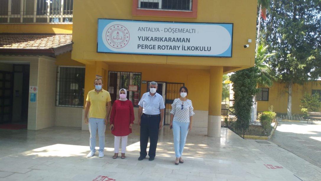 İlçe Milli Eğitim Müdürümüz Süleyman GÖKÇEN,Yukarıkaraman Perge Rotary İlkokulunu Ziyaret Etti.