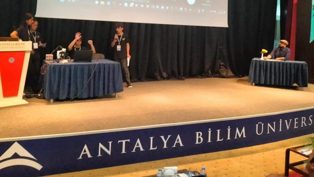 2.Antalya Genç Fikirler Fen Liseleri Öğrenci Kongresi, Antalya Bilim Üniversitesi Yerleşkesinde yapıldı.